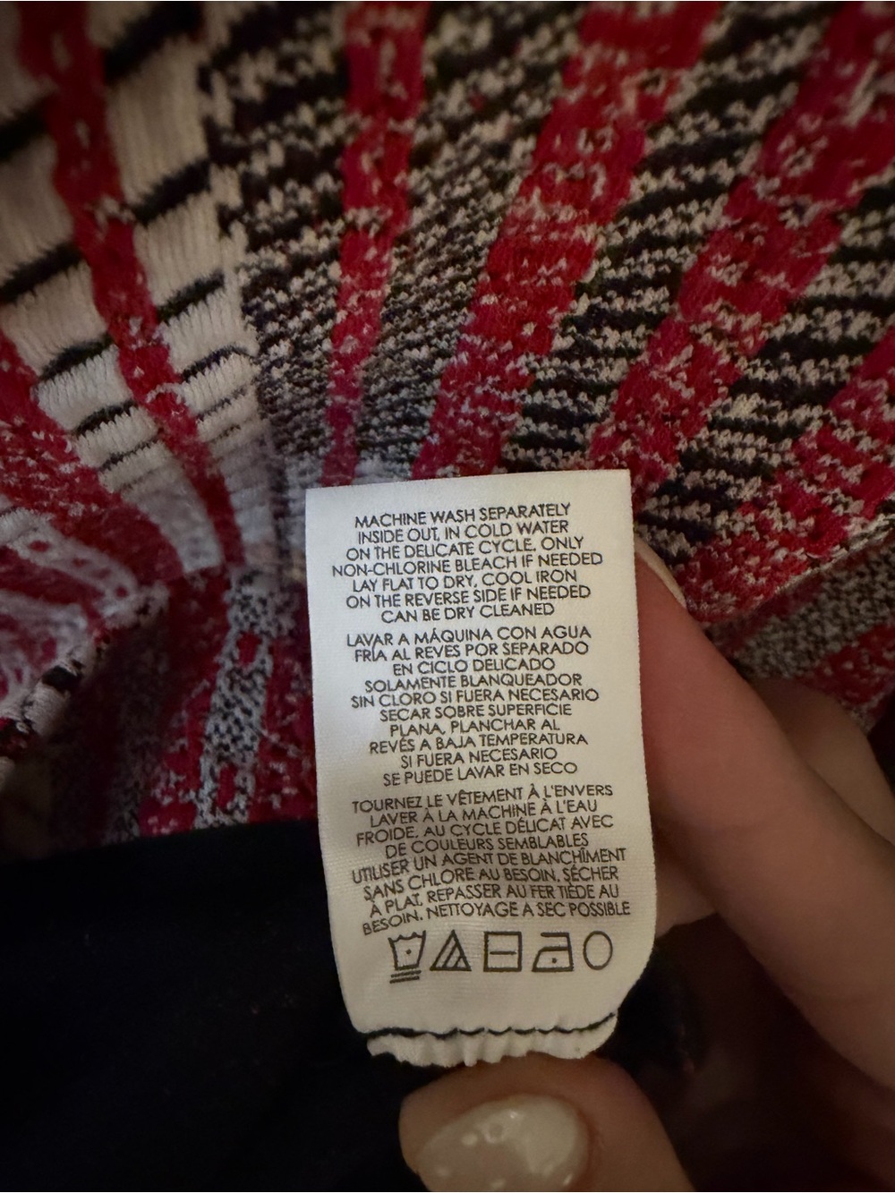 Cabi Patchwork Blazer #6028 Red Preppy Office Work Career - Picture 6 of 8